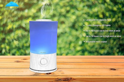 BlueHills Premium 2000 ML XL Large Essential Oil Diffuser Aromatherapy