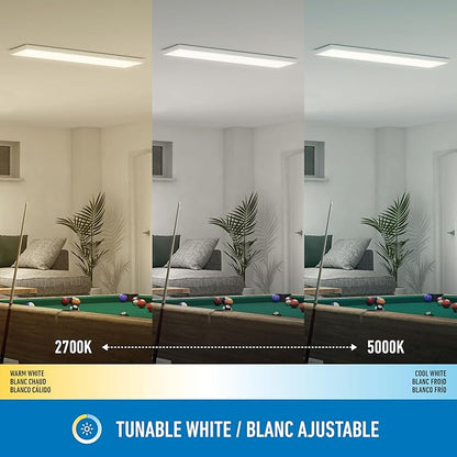 artika Skyshade 30″ LED Flat Panel Ceiling Light – 4, 000 Lumens, RGB + Tunable