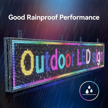 Programmable Led Sign Digital Scrolling Stock Sports Ticker Display Boards