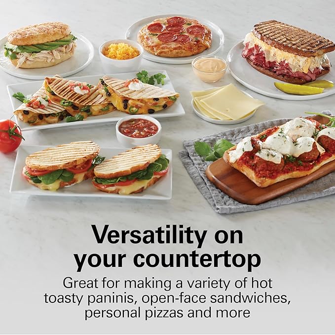 Hamilton Beach Panini Press Sandwich Maker & Electric Indoor Grill
