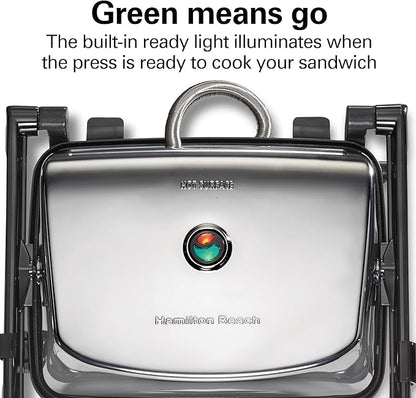 Hamilton Beach Panini Press Sandwich Maker & Electric Indoor Grill