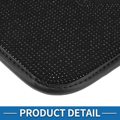 Car Armrest Cushion Pad Non-slip 12.20" x 8.66" Suede Black Center Console Lid