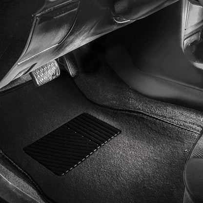 FH Group Car Floor Mats - Carpet Floor Mats for Cars, Universal Fit Automotive Floor Mats, All Purpose Car Floor Mats, Carpet Protector Mat for Most Sedan, SUV, Truck Floor Mats Black