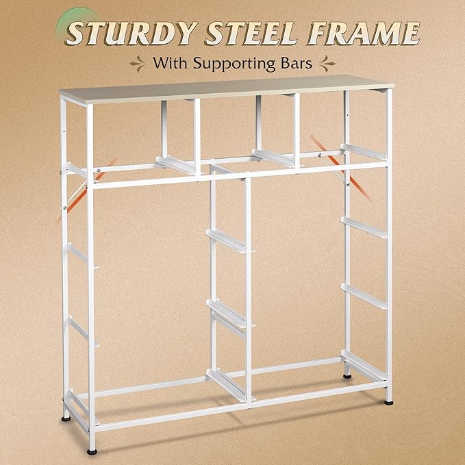 WLIVE 9-Drawer Dresser, Fabric Storage Tower