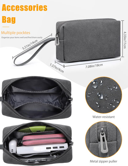 HYZUO 13 Inch Laptop Sleeve with Adjustable Stand for MacBook Air 13 M4 M3 M2 M1 2025-2018, MacBook Pro 13 M2 M1 2025-2016, Surface Pro, iPad Pro/Air 13 M4 M3 M2, XPS 13, with Pouch, Space Gray