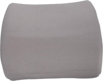 ABOOFAN Memory Foam Lumbar Support Cushion Car Seat Pad Lower Back Waist Pillow Office Chair Backrest Cushion Gray for Seasons Driving and Office Use