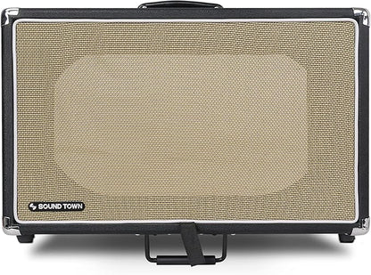 Sound Town Vintage 6U Amp Rack Case, 12.5" Depth
