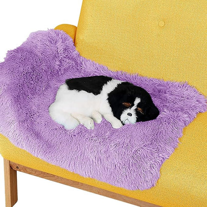 Petbuy Pet Dog Bed Blankets, Fluffy Fleece Dog Throw Blankets Sleep Mat,Soft Puppy Blankets Cat Kitten, S M L XL,Fuzzy Reversible Sherpa Blanket for Bed, Couch, Sofa, Travel,Washable & Lightweight