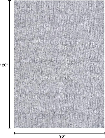 Easy Jute Rugs 8x10 Gray Color Living Room Indoor Outdoor Area Rug for Farmhouse Patio and Kitchen Rug High Traffic Washable Easy to Clean Solid Boho Woven Design Outside Carpet (8 x 10)
