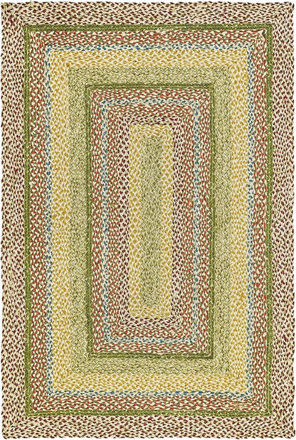 Traditional Jute Braided Runner Rug, Rustic Primitive Country Décor for Kitchen, Entryway, Hallway, Autumn, 2'6"X6'