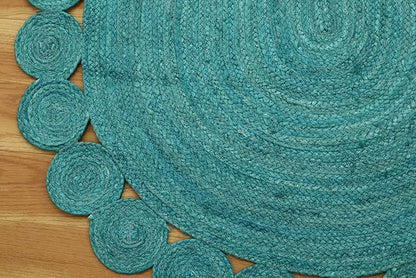 Oval Rug 10x16 Area Rug Kilim Rug Turquoise Solid Design 0.27 inches ThickIndoor Outdoor Rug Flatweave Rug High Traffic Area Lake House Bedroom Dining Room Living Room