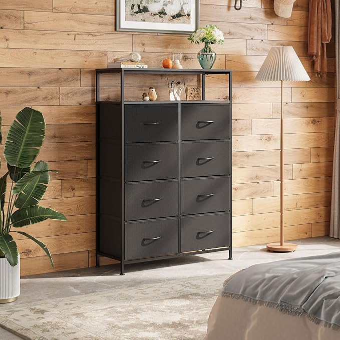 WLIVE Fabric Dresser for Bedroom