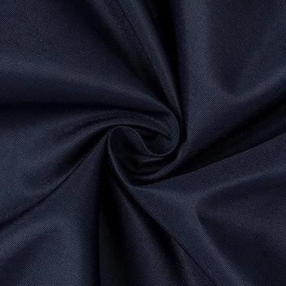 Fabric Shower Curtain or Liner 36 x 72 Inches Bath Stall Size with 2 Bottom Magnets, Hotel Quality, Washable, Water Repellent, Navy