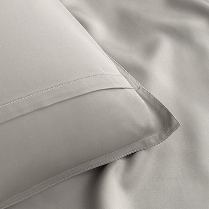 Queen Pillowcases by Pure Bamboo, Genuine 100% Organic Viscose Derived from Bamboo, Luxuriously Soft & Cooling, Double Stitching, Envelope Closure (2 Queen Pillowcases, Stripes)