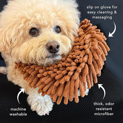 Pride and Groom The MITT KIT: A Waterless Bath for Dogs - Foaming Dry Shampoo and a Pet Sensitive Glove for a Rinse Free Cleanse and to Eliminate Odor