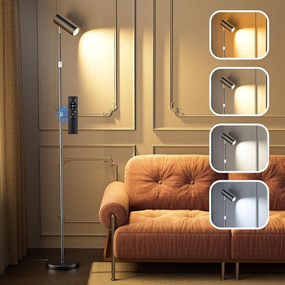 SIBRILLE Spotlight Floor Lamp, Tall LED Standing Lamp