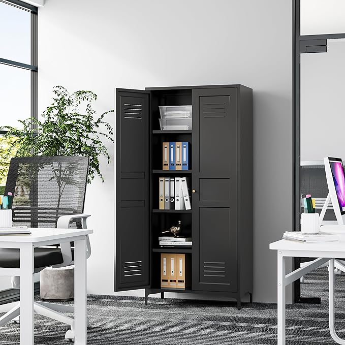 Metal Storage Cabinet-61” Tall Steel File Cabinets