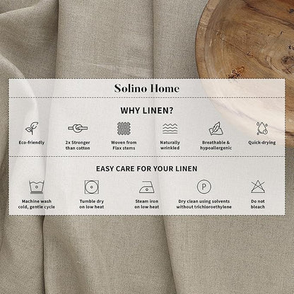Solino Home Cross Back Linen Apron with Pockets for Gardening, Kitchen - Marigold Yellow Pinafore Smock Apron 100% Pure Linen for Men & Women - Handcrafted from European Flax