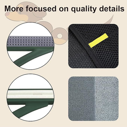 Rorodog 2-PCS Pet Hair Remover Gloves with A Hair/Lint Removal Tool, Reusable Magic Brush Pet Hair Removal Glove for Dogs & Cats, Remove Dog/Cat Hair from Couch, Carpet, Car Seat.