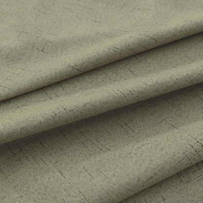 KOUFALL 52x72 Inches Long Sage Green Back Tab Linen Blackout Curtains