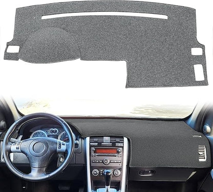 Yiz Dash Cover Mat Custom Fit for Chevrolet Chevy Equinox/Pontiac Torrent Dashboard Cover Pad Cap Carpet Potector J287 (Dark Gray)